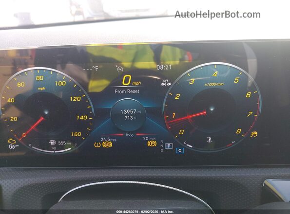 W1K3G4EB5NJ374072 2022 MERCEDES-BENZ A 220 Черный Вид задних сидений