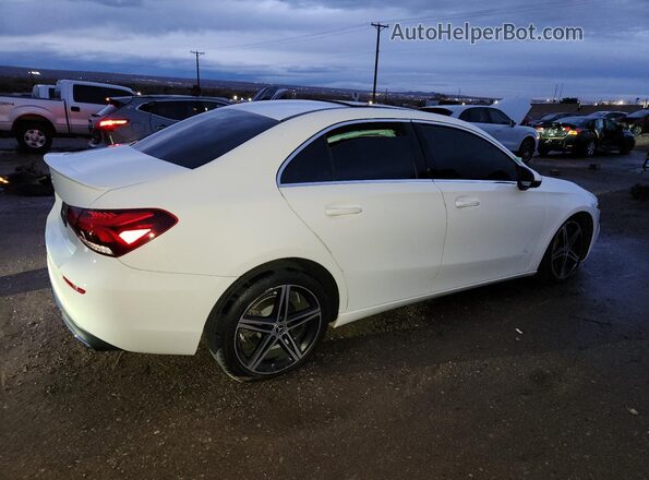 W1K3G4EB8MJ275499 2021 MERCEDES-BENZ A White Tył prawy