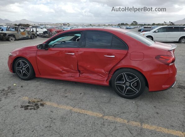 W1K3G4EB9LW046394 2020 MERCEDES-BENZ A Red Tył lewy