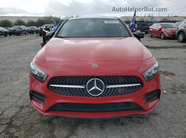 W1K3G4EB9LW046394 2020 MERCEDES-BENZ A Red Widok z przodu