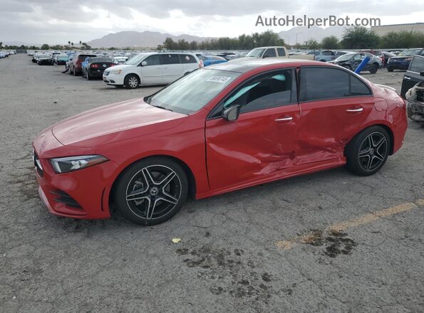W1K3G4EB9LW046394 2020 MERCEDES-BENZ A Red Przód lewy