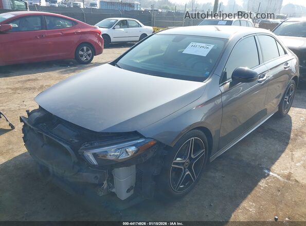 W1K3G4EB9NJ340328 2022 MERCEDES-BENZ A 220 Серый Передняя левая четверть