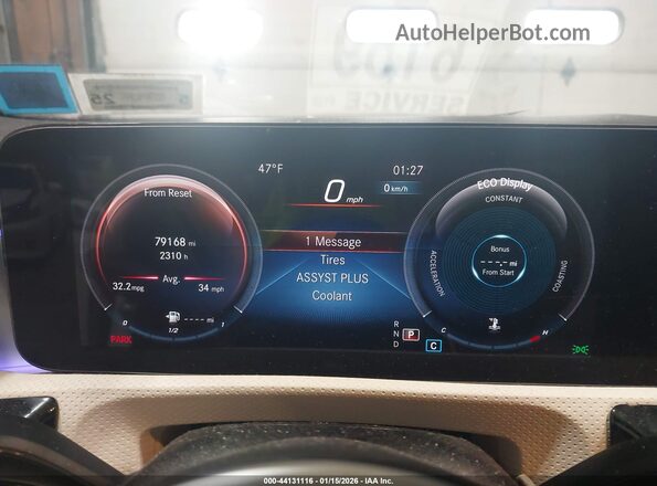 W1K3G4FB6NJ361197 2022 MERCEDES-BENZ A 220 Белый Вид задних сидений