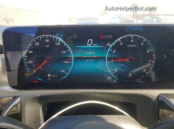 W1K5J4GB7MN191237 2021 MERCEDES-BENZ CLA-CLASS Черный Вид щитка приборов