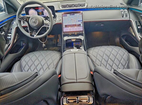 W1K6G6KB0SA337214 2025 MERCEDES-BENZ S Black Widok deski rozdzielczej