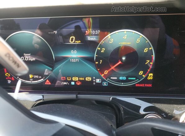 W1K7X5KB7PA059451 2023 MERCEDES-BENZ AMG White Вид щитка приладів