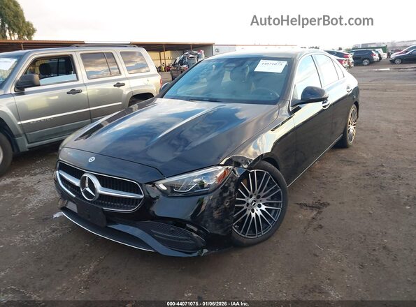 W1KAF4GB0SR279746 2025 MERCEDES-BENZ C-CLASS Черный Передняя левая четверть