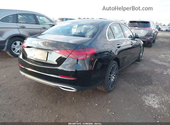 W1KAF4GB0SR279746 2025 MERCEDES-BENZ C-CLASS Черный Задняя правая четверть