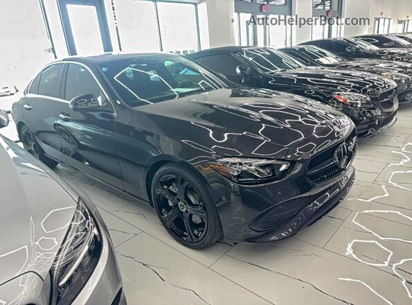 W1KAF4GB3PR076485 2023 MERCEDES-BENZ C-CLASS Серый Задняя левая четверть