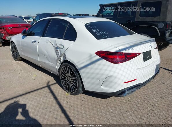 W1KAF4GB4PR090914 2023 MERCEDES-BENZ C-CLASS Белый Задняя левая четверть