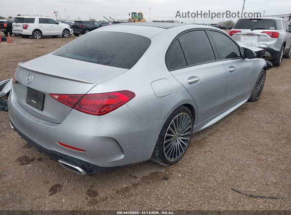 W1KAF4GB6PR107762 2023 MERCEDES-BENZ C-CLASS Серый Задняя правая четверть