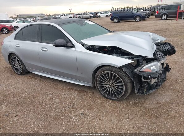 W1KAF4GB6PR107762 2023 MERCEDES-BENZ C-CLASS Серый Передняя правая четверть