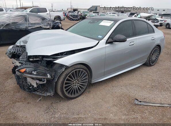 W1KAF4GB6PR107762 2023 MERCEDES-BENZ C-CLASS Серый Передняя левая четверть