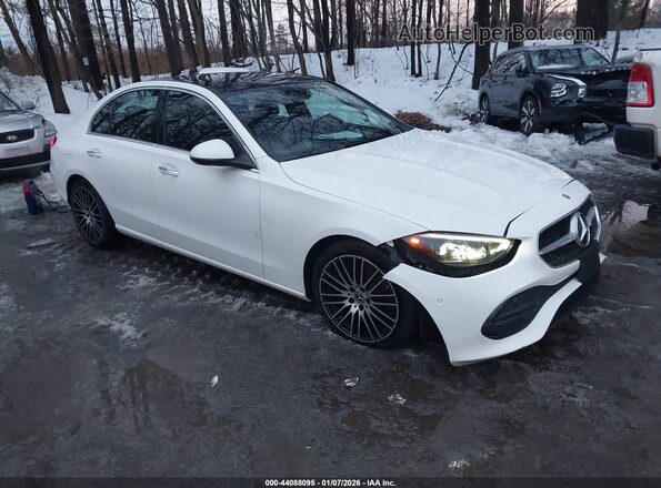 W1KAF4HB1PR148802 2023 MERCEDES-BENZ C-CLASS Белый Передняя правая четверть