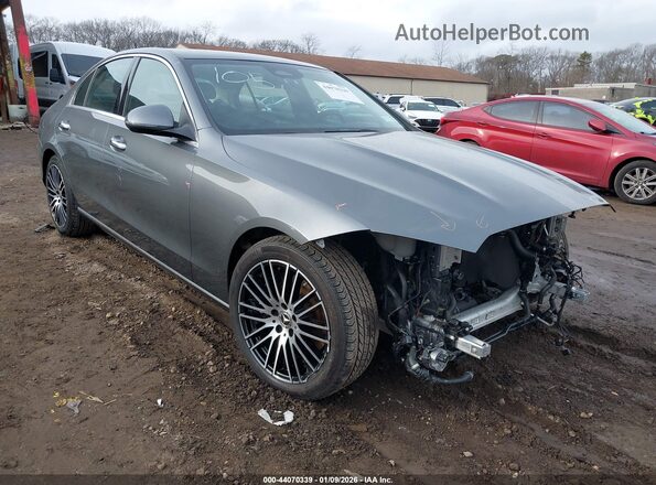 W1KAF4HB3PR154293 2023 MERCEDES-BENZ C-CLASS Серый Передняя правая четверть