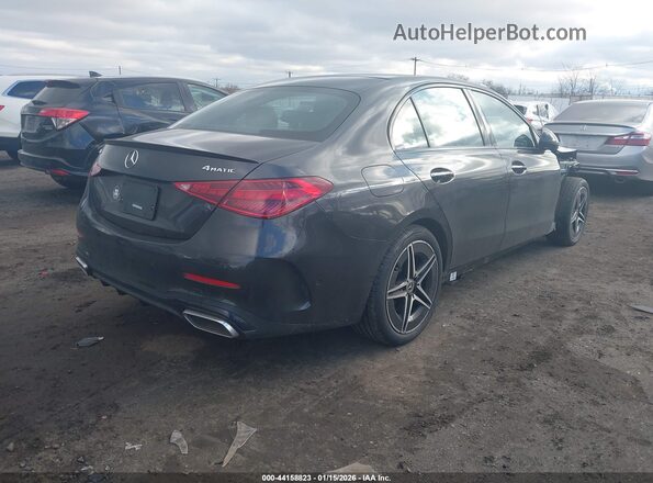 W1KAF4HB3SR251373 2025 MERCEDES-BENZ C-CLASS Black Задня права чверть