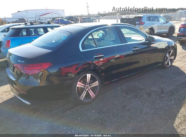 W1KAF4HB5SR253285 2025 MERCEDES-BENZ C-CLASS Черный Задняя правая четверть