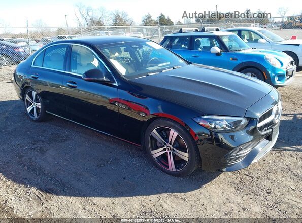 W1KAF4HB5SR253285 2025 MERCEDES-BENZ C-CLASS Черный Передняя правая четверть