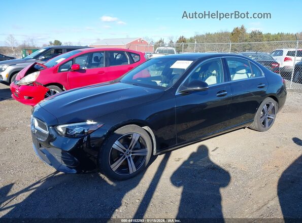 W1KAF4HB5SR253285 2025 MERCEDES-BENZ C-CLASS Черный Передняя левая четверть