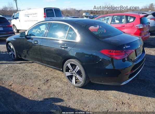 W1KAF4HB5SR253285 2025 MERCEDES-BENZ C-CLASS Черный Задняя левая четверть
