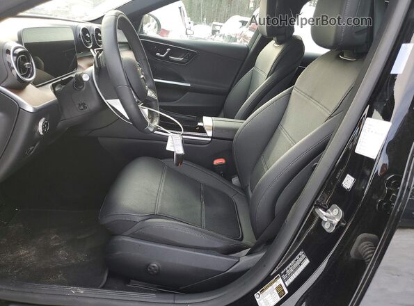 W1KAF4HB6SR280222 2025 MERCEDES-BENZ C Черный Вид салона спереди