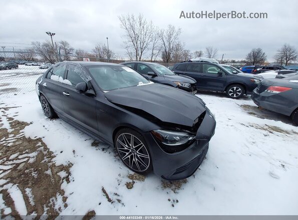 W1KAF8HB7RR155506 2024 MERCEDES-BENZ AMG C 43 Черный Передняя правая четверть