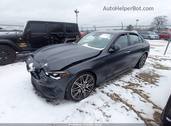 W1KAF8HB7RR155506 2024 MERCEDES-BENZ AMG C 43 Черный Передняя левая четверть