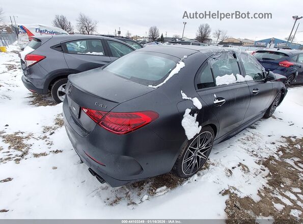 W1KAF8HB7RR155506 2024 MERCEDES-BENZ AMG C 43 Черный Задняя правая четверть