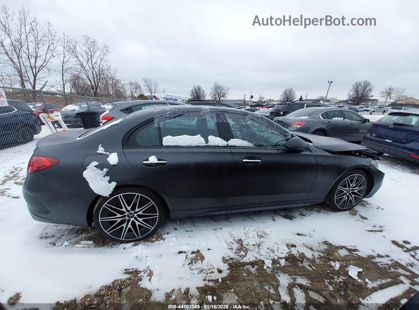 W1KAF8HB7RR155506 2024 MERCEDES-BENZ AMG C 43 Черный Вид задней части салона