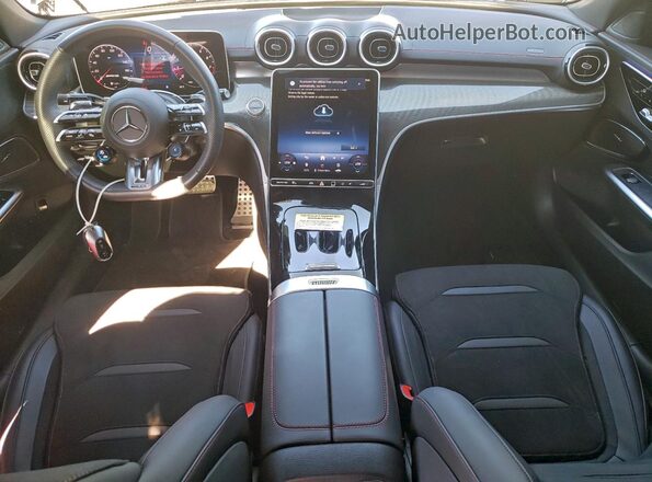 W1KAF8HB8SR284814 2025 MERCEDES-BENZ C Black Widok deski rozdzielczej