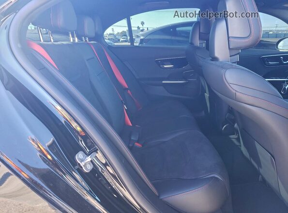 W1KAF8HB8SR284814 2025 MERCEDES-BENZ C Black Widok tylnych siedzeń