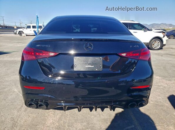 W1KAF8HB8SR284814 2025 MERCEDES-BENZ C Black Widok z tyłu
