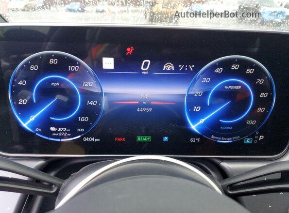 W1KCG2DB4NA020839 2022 MERCEDES-BENZ EQS Black Vista del cuadro de instrumentos