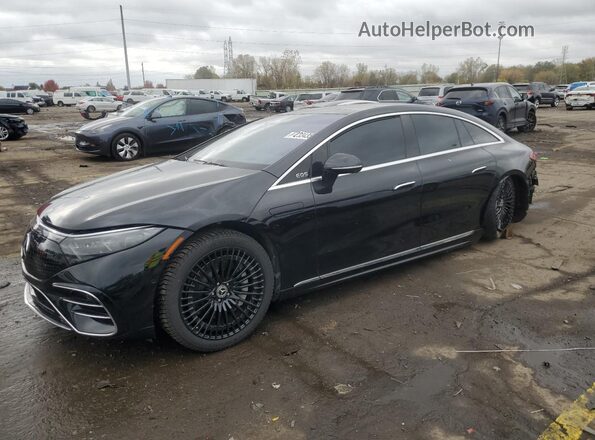 W1KCG2DB6NA013360 2022 MERCEDES-BENZ EQS Черный Передняя левая четверть
