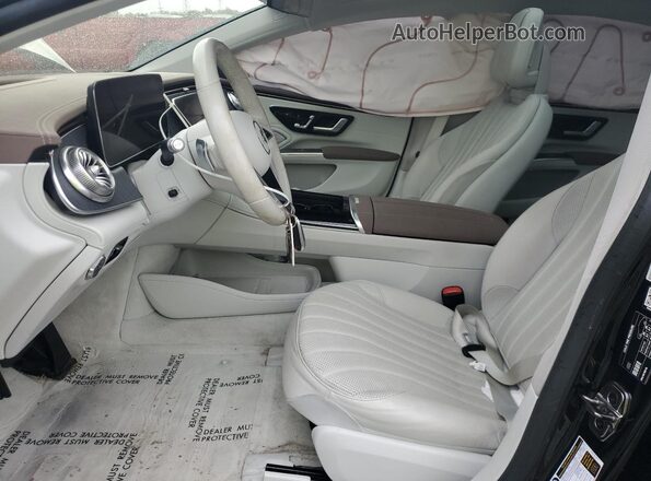 W1KCG2DB6NA013360 2022 MERCEDES-BENZ EQS Черный Вид салона спереди