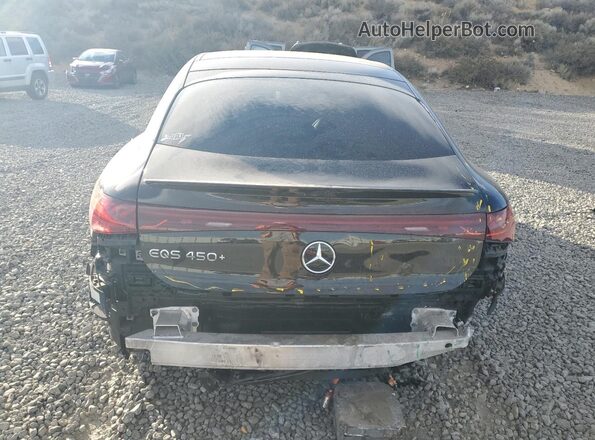 W1KCG2DB9NA012588 2022 MERCEDES-BENZ EQS Black Widok z tyłu
