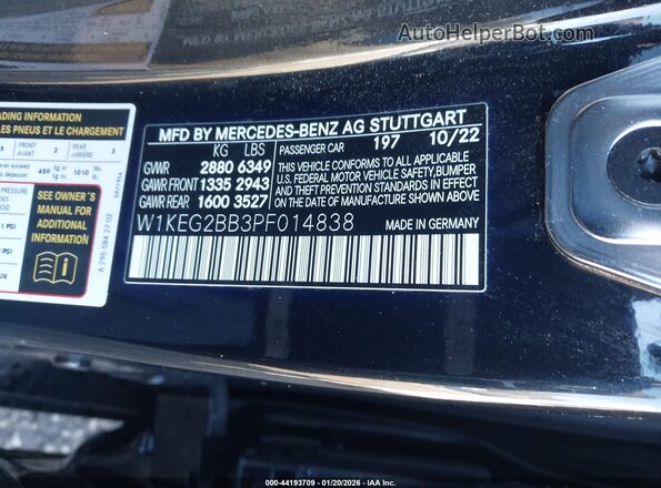 W1KEG2BB3PF014838 2023 MERCEDES-BENZ EQE 350 Черный Вид подкапотного пространства