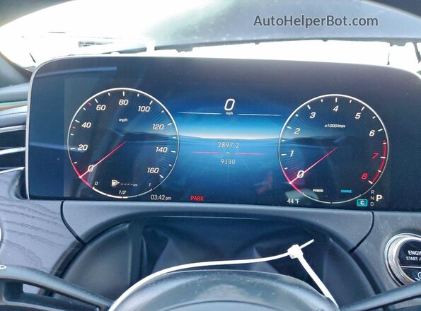 W1KLF4HB1SA171433 2025 MERCEDES-BENZ E Синий Вид щитка приборов