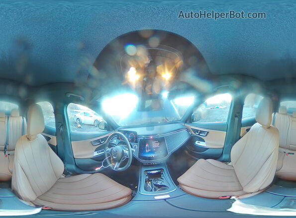 W1KLF4HB1SA171433 2025 MERCEDES-BENZ E Синий Панорамный вид салона 360°