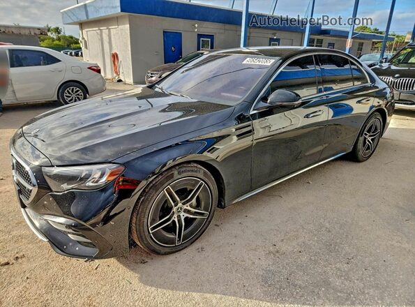 W1KLF4HB8SA117854 2025 MERCEDES-BENZ E Черный Передняя левая четверть