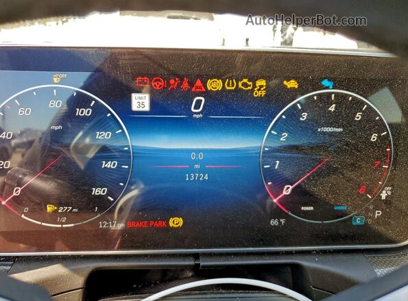 W1KMJ4HB4RF009375 2024 MERCEDES-BENZ CLE Черный Вид щитка приборов