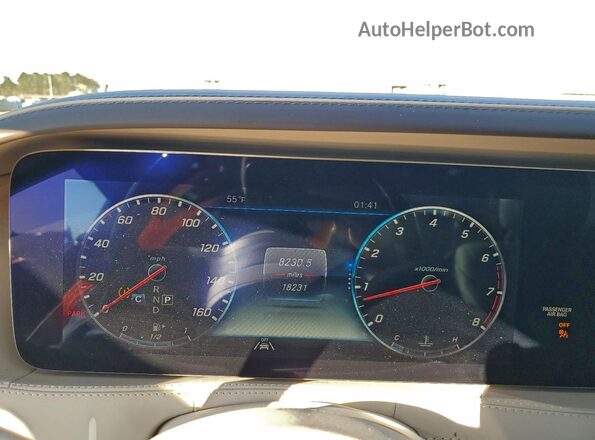 W1KUG8DB1LA558810 2020 MERCEDES-BENZ S Black Instrument cluster view