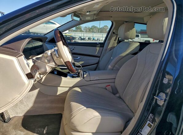 W1KUG8DB1LA558810 2020 MERCEDES-BENZ S Black Front interior view