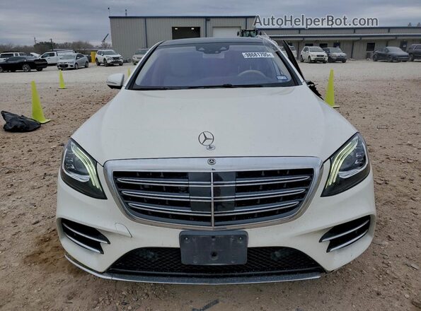 W1KUG8DB7LA568645 2020 MERCEDES-BENZ S White Vista frontal