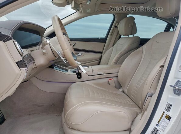 W1KUG8DB7LA568645 2020 MERCEDES-BENZ S White Vista interior delantera