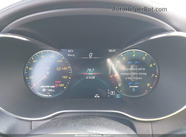 W1KWF6EB4LR568473 2020 MERCEDES-BENZ AMG C 43 Silver Вид задніх сидінь
