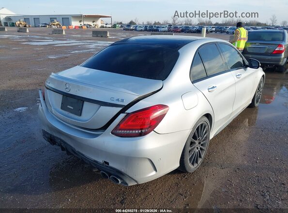 W1KWF6EB4LR568473 2020 MERCEDES-BENZ AMG C 43 Silver Задня права чверть