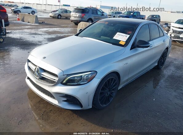 W1KWF6EB4LR568473 2020 MERCEDES-BENZ AMG C 43 Silver Передня ліва чверть