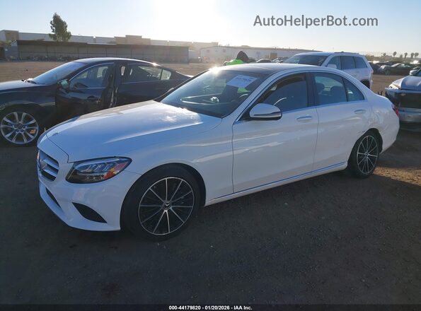 W1KWF8DB2LR572616 2020 MERCEDES-BENZ C-CLASS White Przód lewy