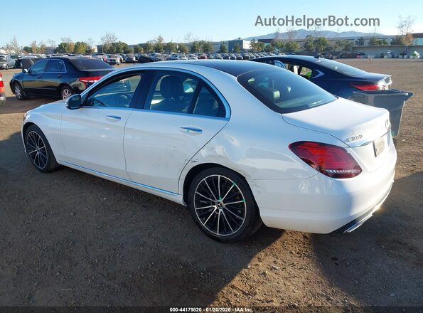 W1KWF8DB2LR572616 2020 MERCEDES-BENZ C-CLASS White Tył lewy